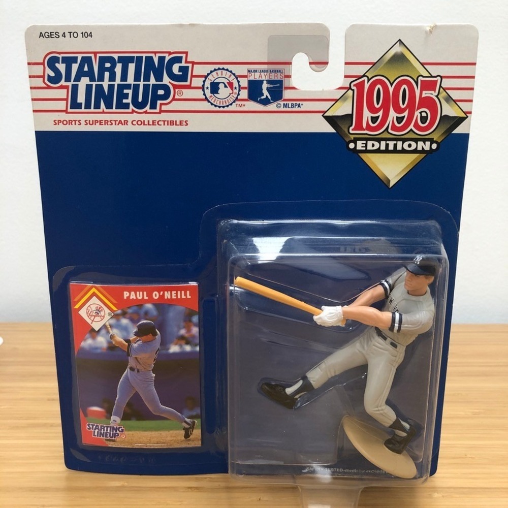 Kenner Starting‎ Lineup Paul O'Neill Action Figure 1995 Yankees MLB Vintage Blue